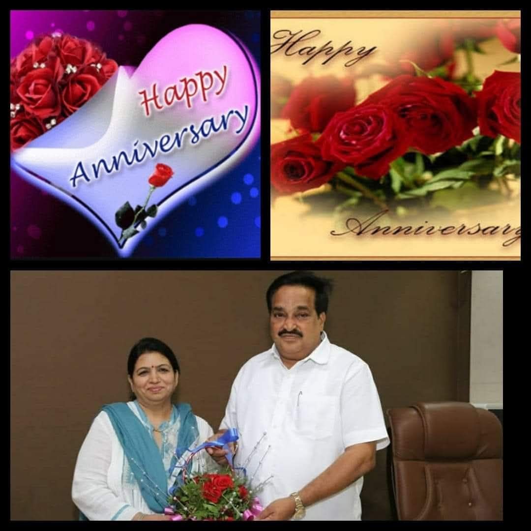 તા.૦૬-૦૫-૨૦૨૫ ના રોજ ભારત સરકારના કેન્દ્રીય કેબિનેટ મંત્રી અને ગુજરાત પ્રદેશ ભાજપ પ્રમુખ આદરણીય શ્રી સી. આર. પાટિલ સાહેબ અને તેમના પત્ની શ્રીમતી ગંગાબેન પાટિલજીને લગ્ન વર્ષગાંઠની શુભકામનાઓ.